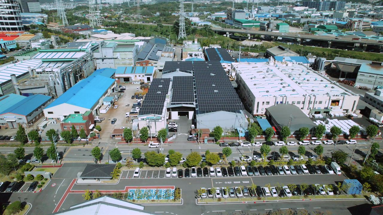 본사·안산공장 드론 항공 사진