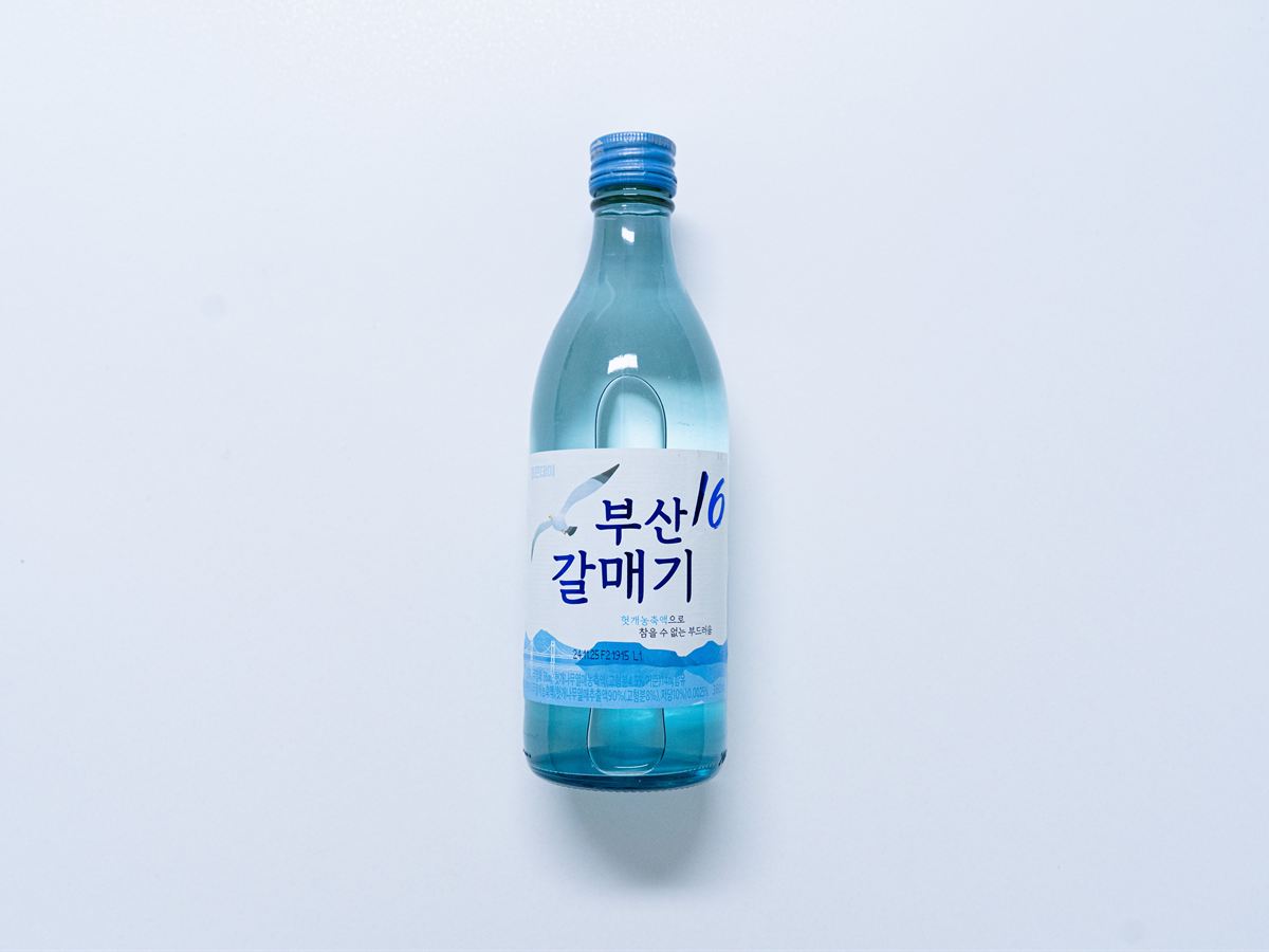 소주 병 종이 라벨 적용 제품